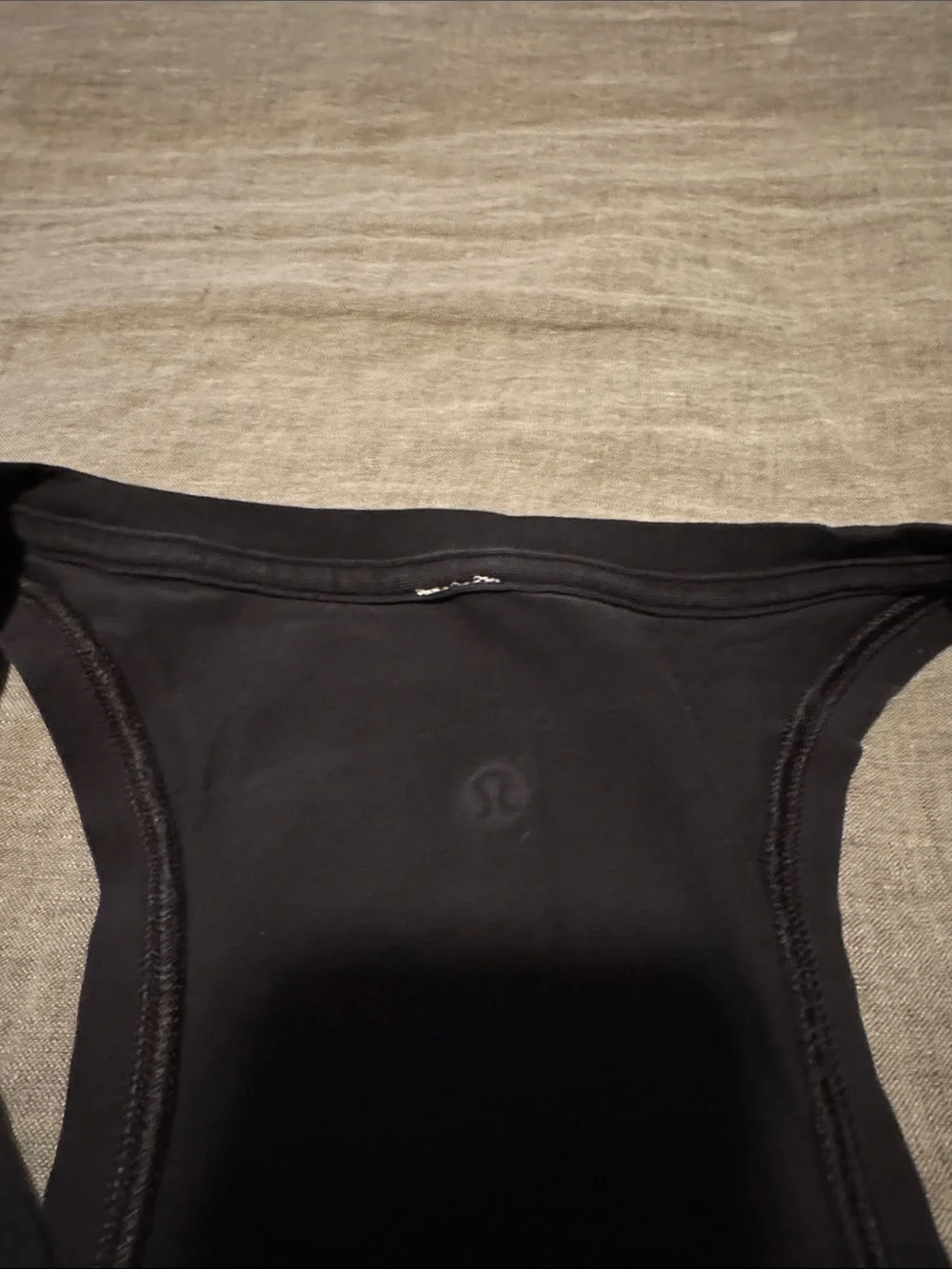 lululemon athletica Black Racerback Tank Classic Jersey Tank